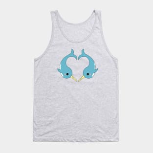 Narwhal heart Tank Top